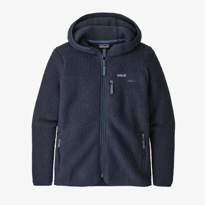 Patagonia Womens Retro Pile Hoody New Navy